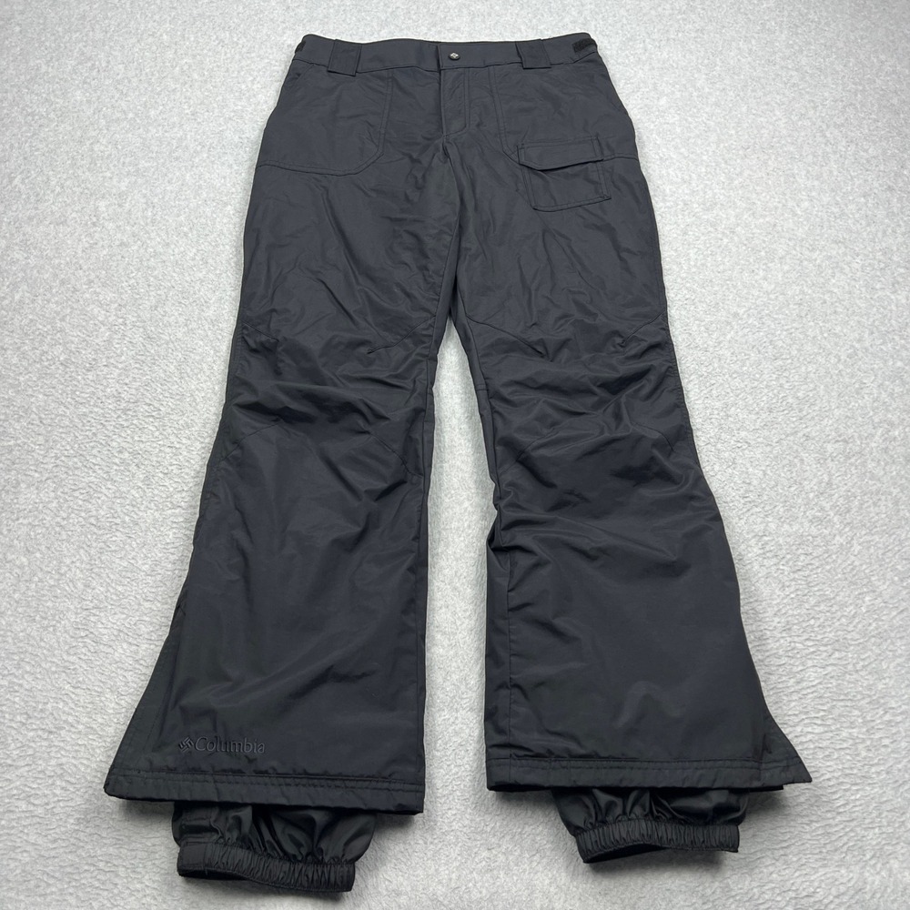 Columbia Bugaboo Snow Pants Women's Medium Black Waterproof Insulated Cargo Ski